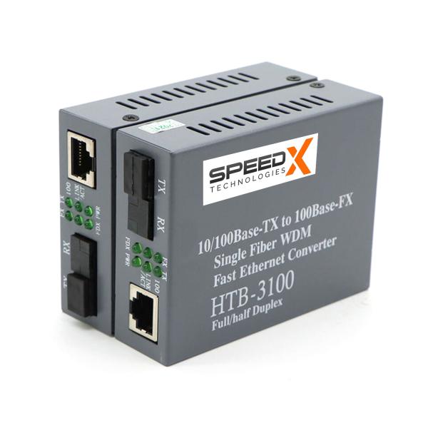 SPEEDX HTB-3100 PRO ETHERNET MEDIA CONVERTER 10/100 BASE
