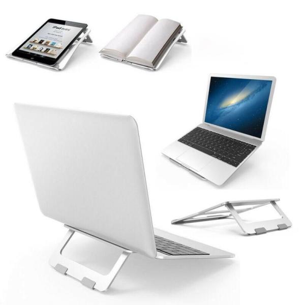 Aluminum Alloy Tablet & Laptop Stand – Adjustable Foldable Holder
