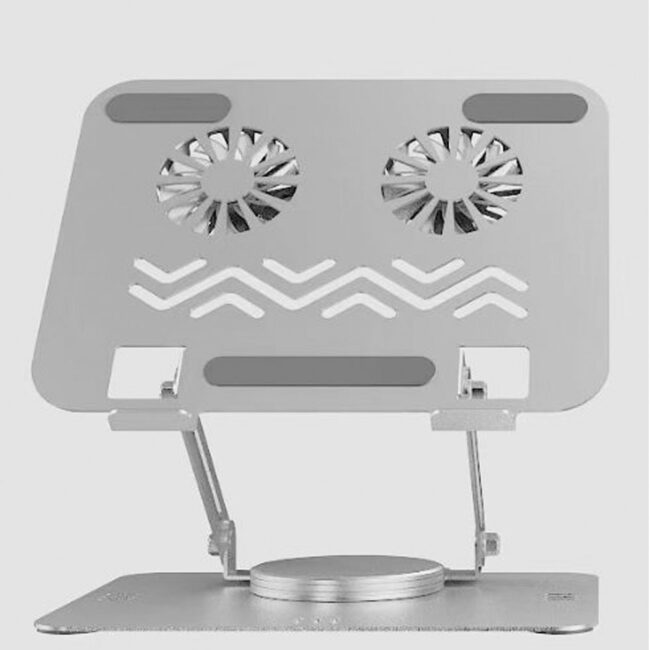 HAWK L018 360° Adjustable Laptop Cooling Stand With Dual Fans