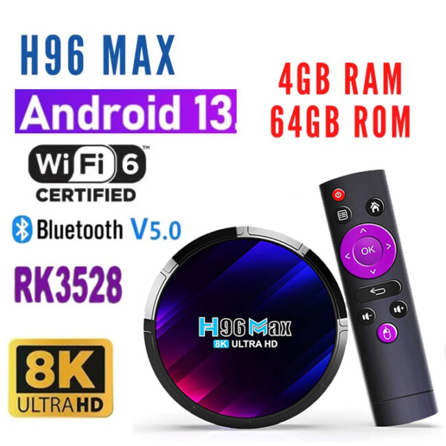 H96 MAX Android TV Box