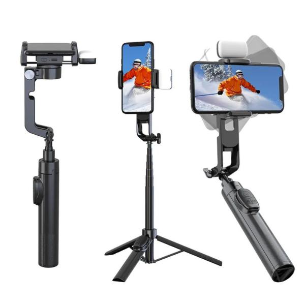 A8S Gimbal Stabilizer Tripod – 360°